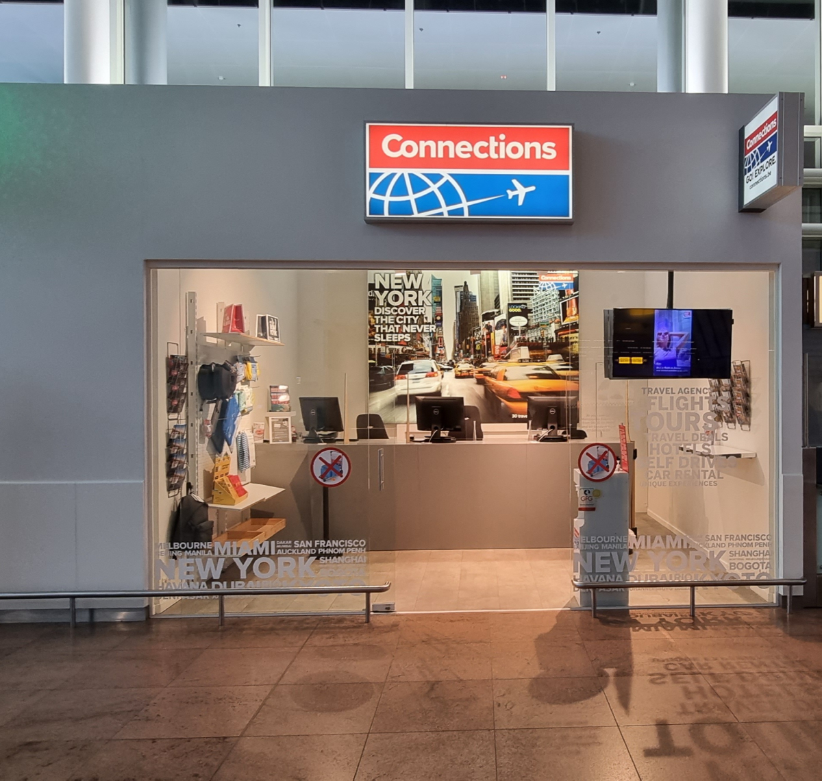 Connections travel shop Brussels Airport Connections.be